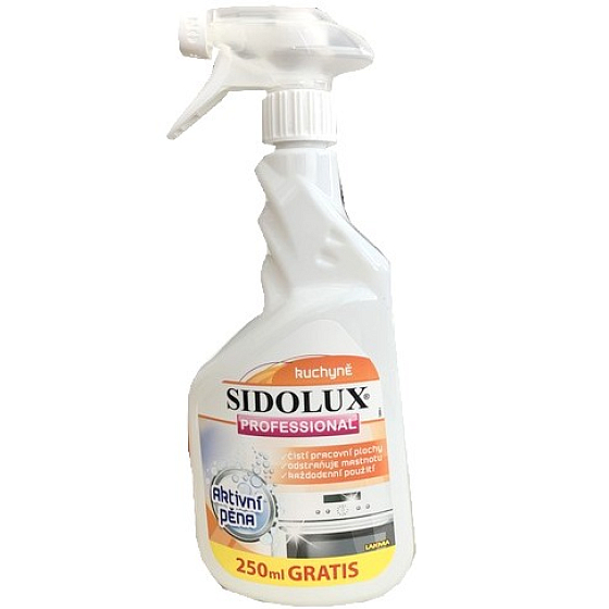Sidolux Professional Kuchyně čistič s aktivní pěnou rozprašovač 750 ml
