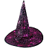Rappa Halloween Klobouk Čarodějnice pro děti 44 cm