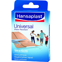 Hansaplast Universal voděodolná náplast, 6 cm × 1 m