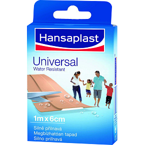 Hansaplast Universal voděodolná náplast, 6 cm × 1 m