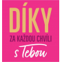Albi Sametový hrnek Díky za každou chvíli růžový 300 ml