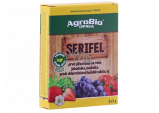 AgroBio Serifel fungicidní přípravek proti plísni šedé na révě, jahodníku, maliníku, proti sklerotiniové hnilobě salátu 3 x 5 g