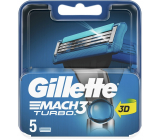 Gillette Mach3 Turbo 3D náhradní hlavice 5 kusů pro muže