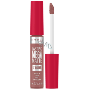 Rimmel London Lasting Mega Matte dlouhotrvající tekutá matná rtěnka 709 Strapless 7,4 ml