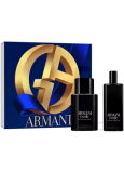 Giorgio Armani Code toaletní voda plnitelný flakon 50 ml + toaletní voda 15 ml, dárková sada pro muže