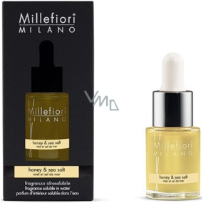 Millefiori Milano Natural Honey & Sea Salt - Med a mořská sůl Aroma olej 15 ml
