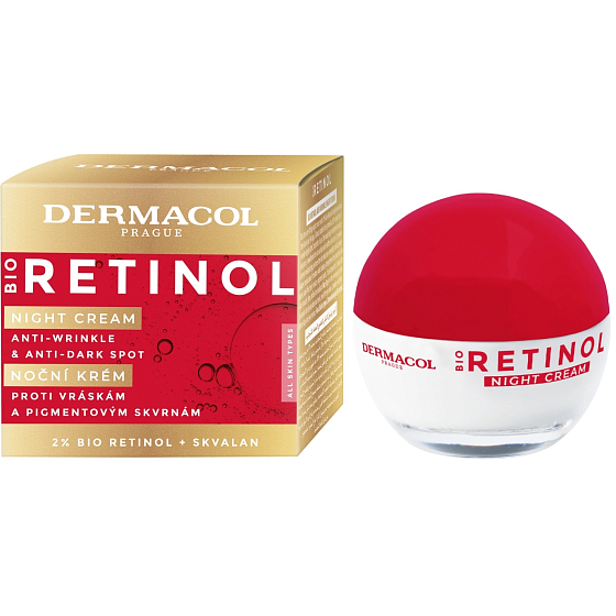 Dermacol Bio Retinol intenzivní noční krém pro všechny typy pleti 50 ml