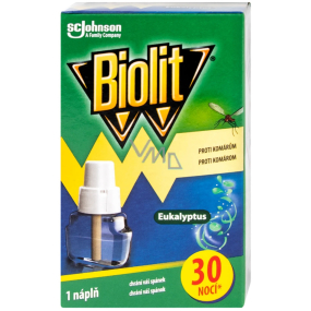 Biolit Eukalyptus Elektrický odpařovač proti komárům 30 nocí náhradní náplň 21 ml