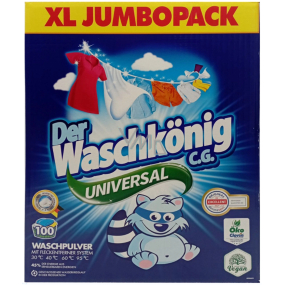 Washkönig Universal BOX univerzální prací prášek 100 dávek 6 kg