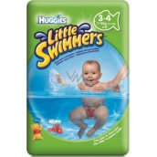 Huggies Little Swimmers 3-4 jednorázové pleny do vody 7-15 kg 12 kusů
