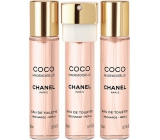 Chanel Coco Mademoiselle toaletní voda náplně pro ženy 3 x 20 ml