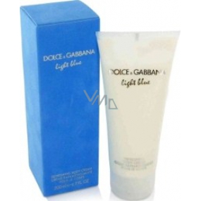Dolce & Gabbana Light Blue tělový krém pro ženy 200 ml