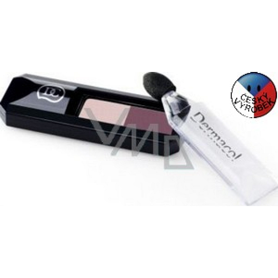Dermacol Eye Shadow duo oční stíny 2 sv. růžová-švestková 1,8 g