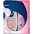 Nivea Pearl & Beauty antiperspirant sprej 150 ml + Harmony Time krémový sprchový gel 250 ml, pro ženy kosmetická sada