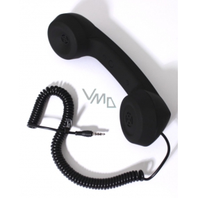 Albi Černé sluchátko na mobil, 21,3 × 6,3 × 6,2 cm