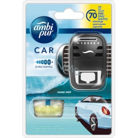 Ambi Pur Car Ocean Mist osvěžovač vzduchu strojek 7 ml