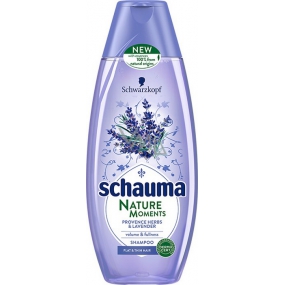 Schauma Nature Moments Provensálské byliny a levandule pro objem a plnost šampon na vlasy 400 ml