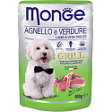 Monge Dog Grill jehněčí se zeleninou kapsička 100 g