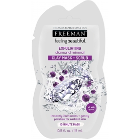 Freeman Feeling Beautiful Diamantová minerální oplachující pleťová maska 15 ml