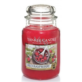 Yankee Candle Red Raspberry - Červená malina vonná svíčka Classic velká sklo 623 g
