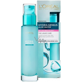 Loreal Paris Hydra Genius Aloe Water pleťový gel krém pro suchou a citlivou pleť 70 ml