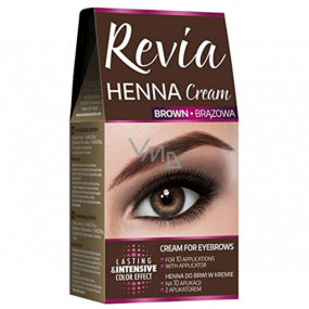 Revia Henna barva na obočí, krém 15 ml + aktivátor 15 ml, 02 Hnědá