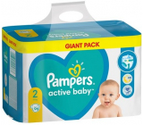 Pampers Active Baby Giantpack Mini velikost 2, 4-8 kg plenkové kalhotky 96 kusů