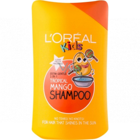 Loreal Paris Kids Tropical Mango dětský šampon a kondicionér na vlasy 2v1 250 ml