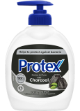 Protex Charcoal antibakteriální tekuté mýdlo s pumpičkou 300 ml