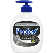 Protex Charcoal antibakteriální tekuté mýdlo s pumpičkou 300 ml