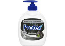 Protex Charcoal antibakteriální tekuté mýdlo s pumpičkou 300 ml