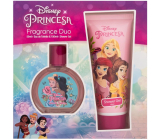 Disney Princess Princesa toaletní voda 50 ml + sprchový gel 150 ml, dárková sada pro děti