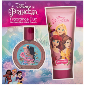 Disney Princess Princesa toaletní voda 50 ml + sprchový gel 150 ml, dárková sada pro děti