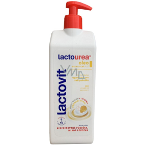 Lactovit Lactourea Oleo tělové mléko s přírodními oleji pro velmi suchou pokožku 400 ml dávkovač