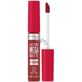 Rimmel London Lasting Mega Matte dlouhotrvající tekutá matná rtěnka 500 Fire Starter 7,4 ml