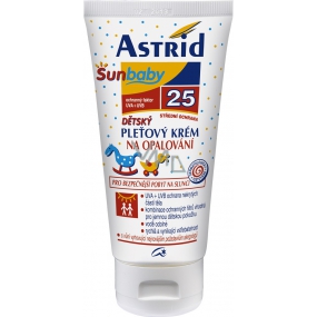 Astrid Sun Baby F25 pleťový krém na opalování pro děti 75 ml