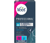 Veet Professional Nohy a tělo depilační voskové pásky pro citlivou pokožku 12 kusů