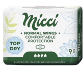 Micci Normal Wings Top Dry intimní vložky s křidélky 9 kusů