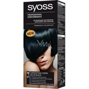 Syoss Professional barva na vlasy 1 - 4 modročerný