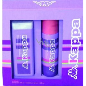 Kappa Viola Woman sprchový gel 250 ml + deodorant sprej 150 ml, kosmetická sada