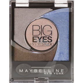 Maybelline Big Eyes oční stíny 04 Luminous Blue 5 g
