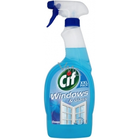 Cif Windows & Glass Ocean okna a sklo čisticí přípravek rozprašovač 750 ml