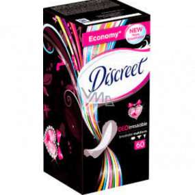 Discreet Deo Irresistible slipové intimní vložky pro každodenní použití 60 kusů