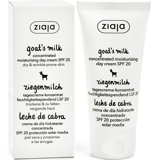 Ziaja Kozí mléko SPF 20 koncentrovaný denní krém 50 ml