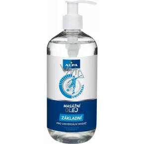 Alpa Sport Star Universal Základní masážní olej s olivovým olejem a vitamínem E 500 ml Alpa Sport Star Universal Základní masážní olej s olivovým olejem a vitamínem E 500 ml
