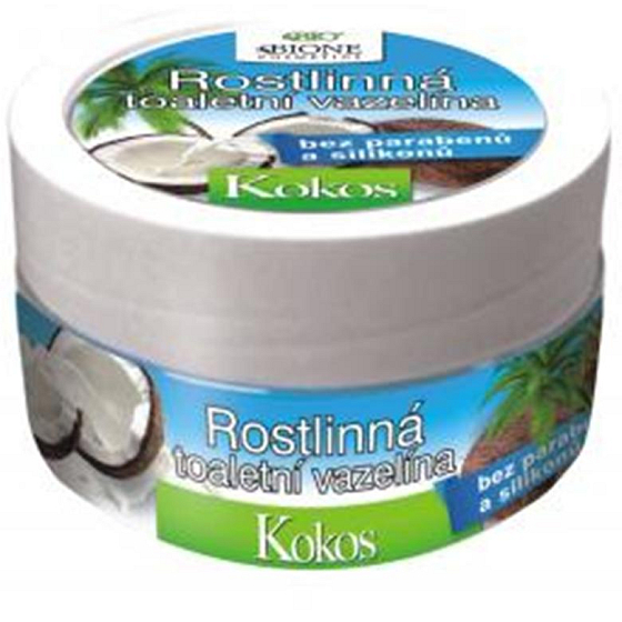 Bione Cosmetics Kokos rostlinná toaletní vazelína 155 ml