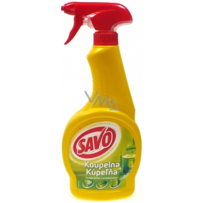 Savo Koupelna tekutý čistič na vodní kámen rozprašovač 500 ml