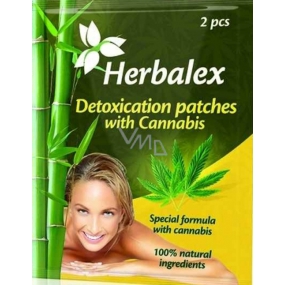 Herbalex Detoxikační náplasti s konopím 2 kusy