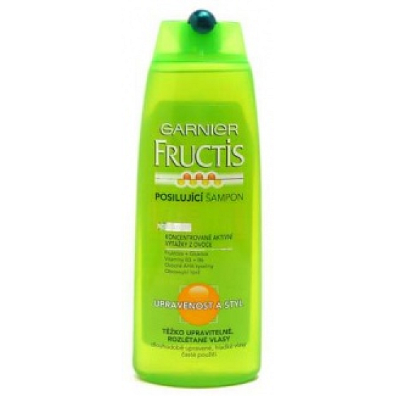 Garnier Fructis Upravenost a styl šampon pro těžko upravitelné vlasy 250 ml