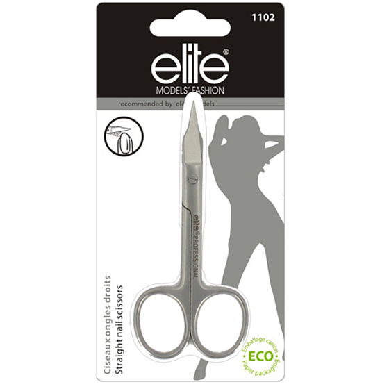 Elite Models Nůžky na nehty špičaté rovné 10 cm